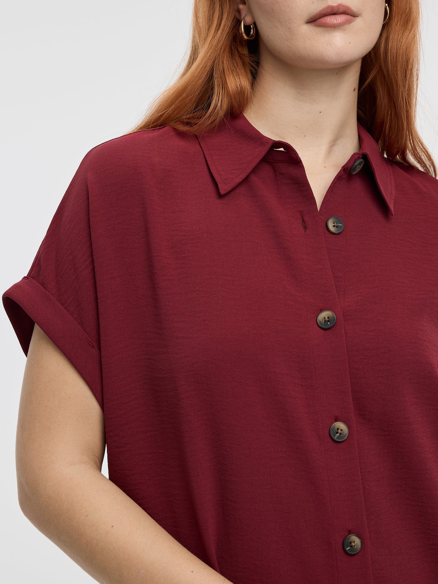 Short-Sleeve Shirt Dress