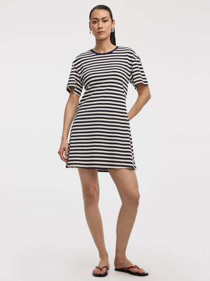 Striped T-Shirt Dress