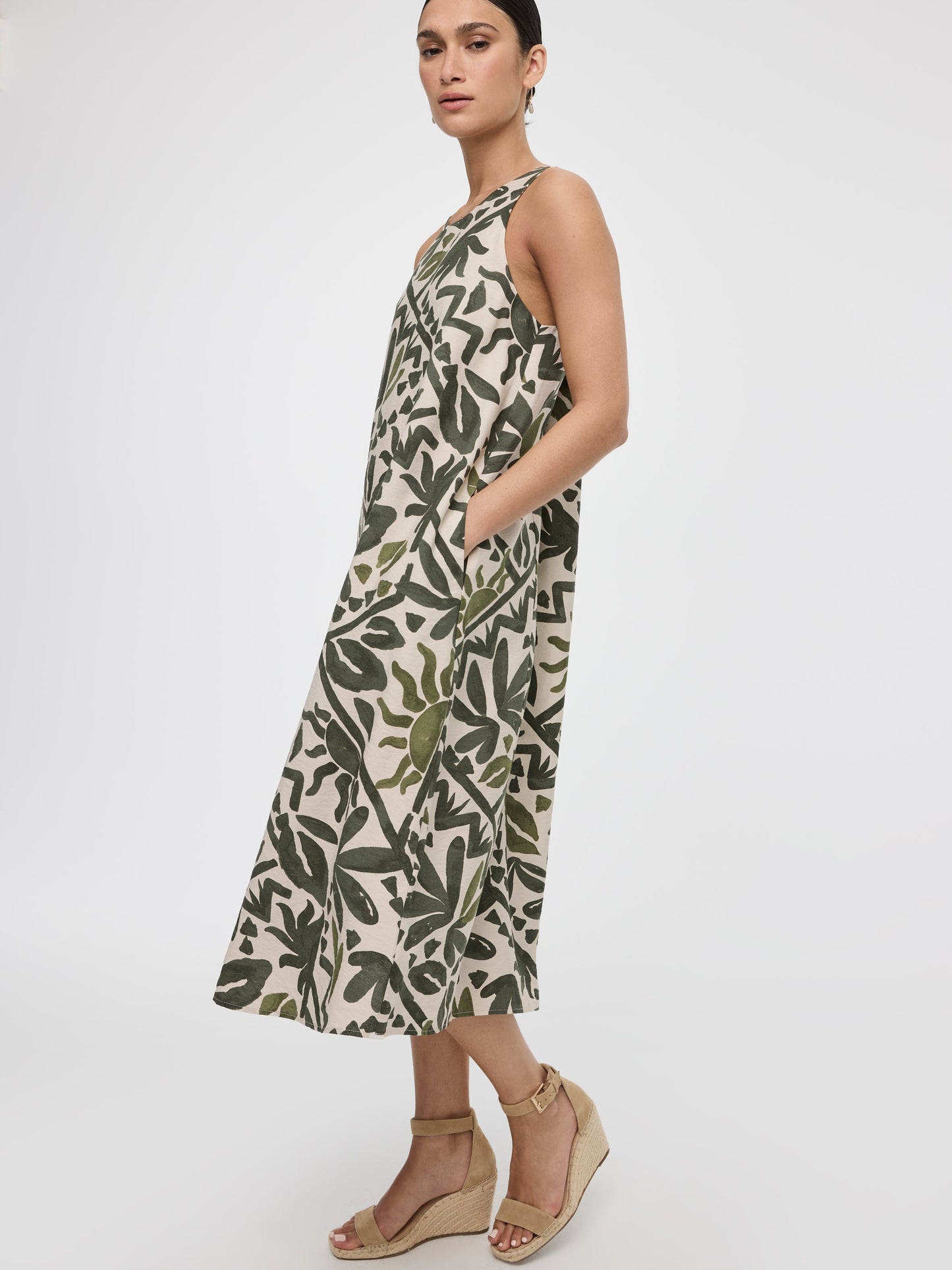Sleeveless Midi Dress