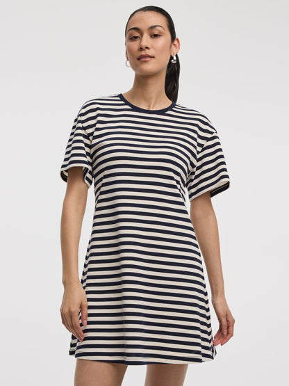 Striped T-Shirt Dress
